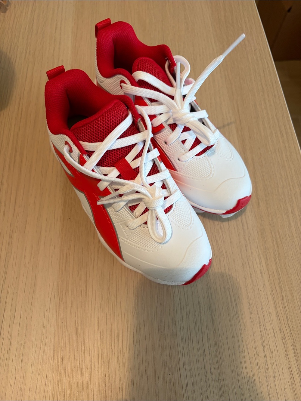 Cleats Under Armour Kids White and Red